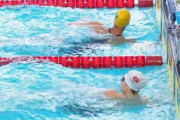 短池世錦賽100米自由泳未能衞冕 何詩蓓僅輸0.1秒奪銀