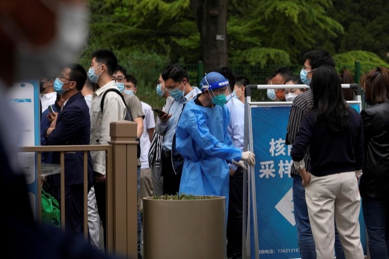 北京疫情問責處分國企高層 另3人擾亂檢測秩序被拘留