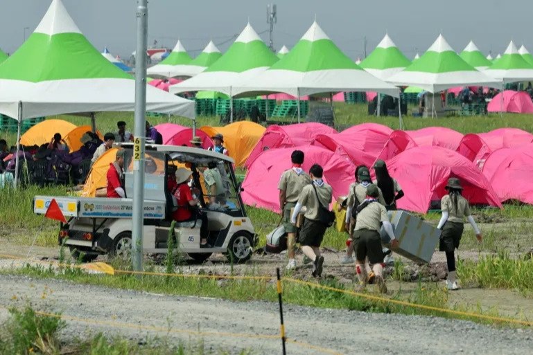 南韓世界童軍大露營數百人中暑多國離營
 港童總軍會：未考慮離營