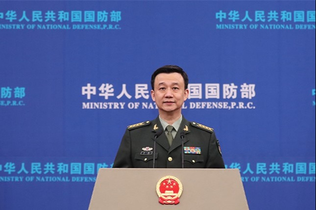 中國國防部：美日在台灣問題上
 陷得越深 將來會痛得越烈
