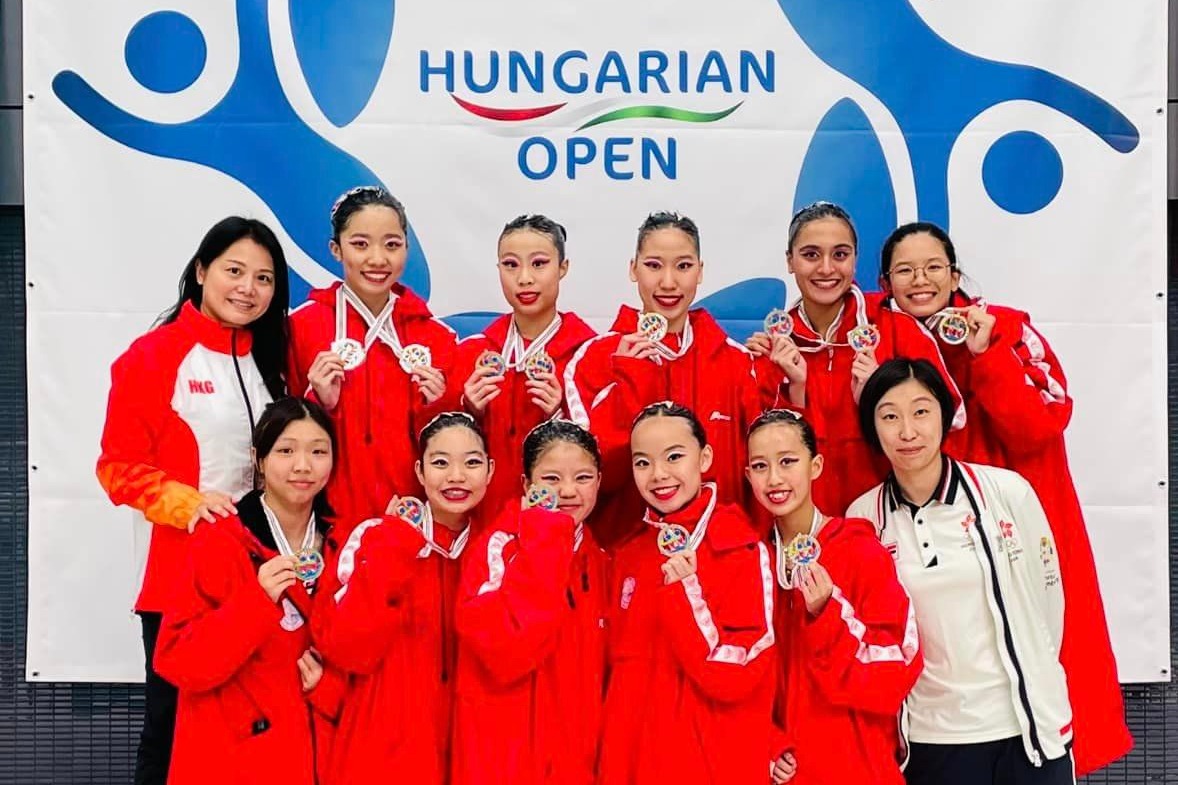 香港韻律泳隊匈牙利賽創佳績 奪2金1銀2銅 戰亞運注強心針