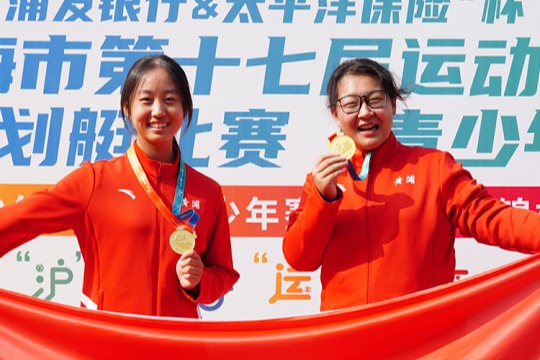 上海初中女生為減肥「下海」
 與賽艇結緣 上海市運動會奪冠