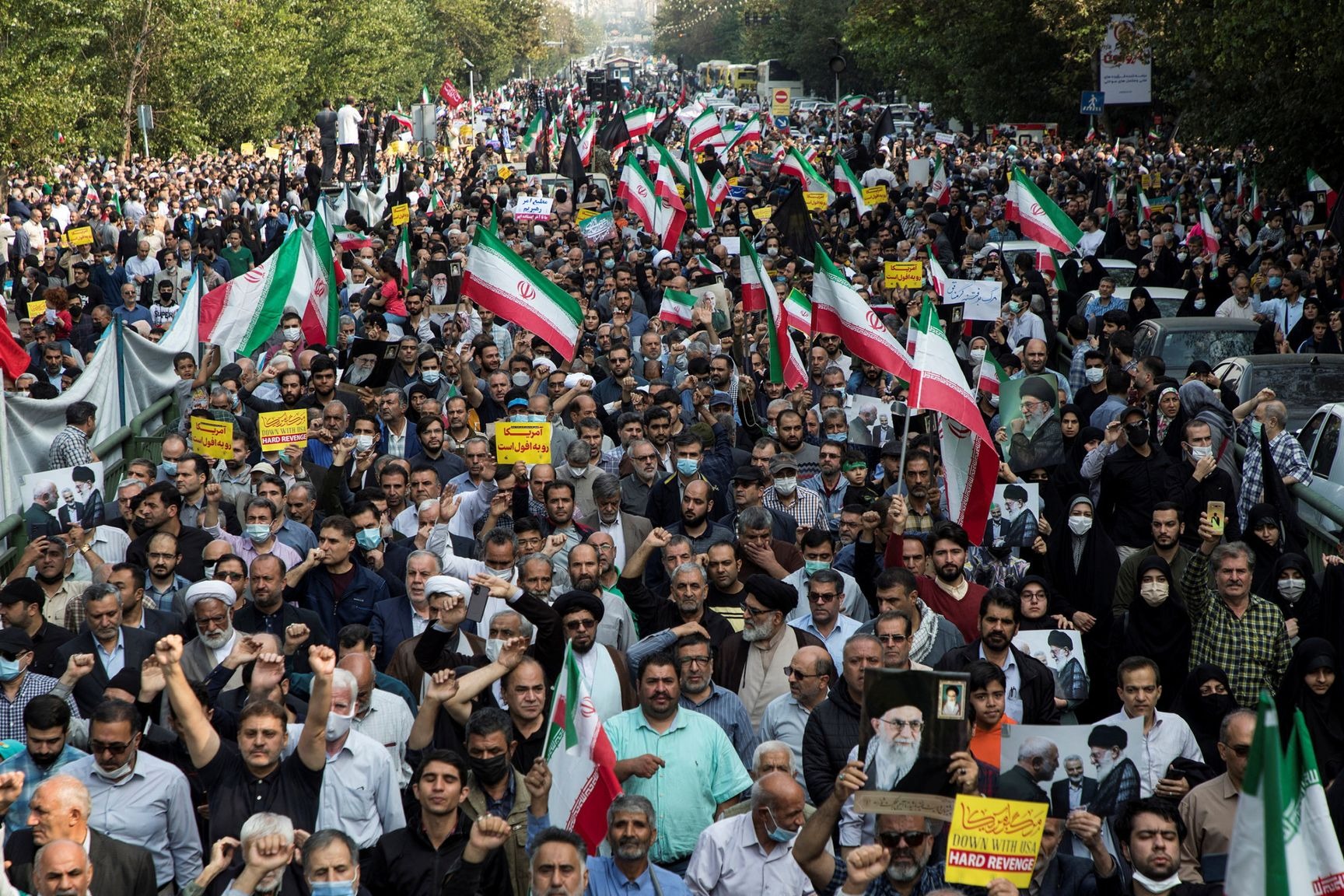 伊朗革命衞隊警告周六是示威死線 多國民眾上街聲援