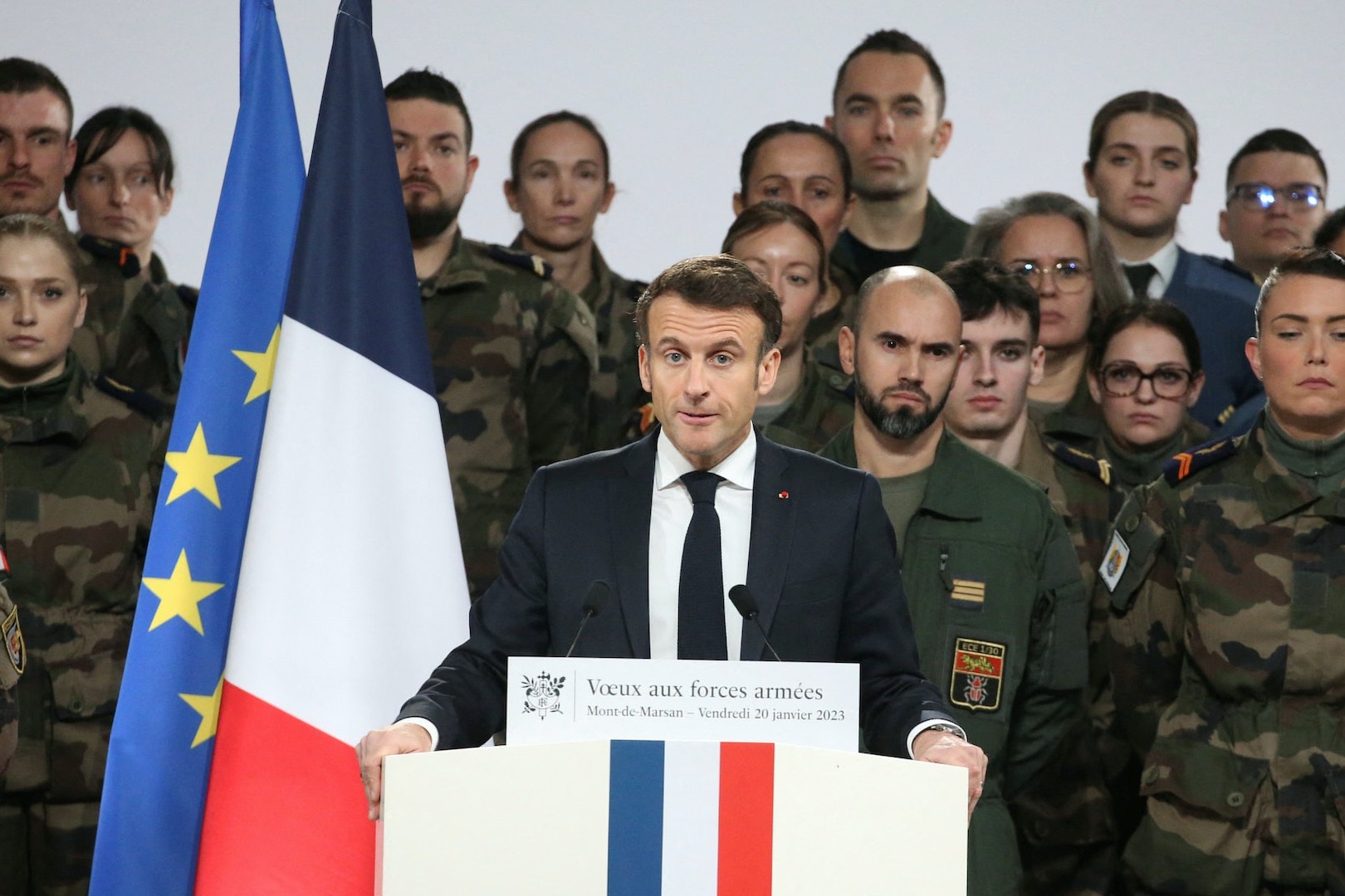 馬克龍稱冷戰和平時代已結束　 法國國防預算將大增四成