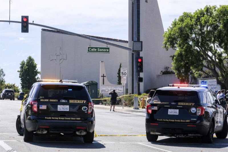 美國南加州教堂發生槍擊案 釀1死5傷 一名亞裔男子被捕
