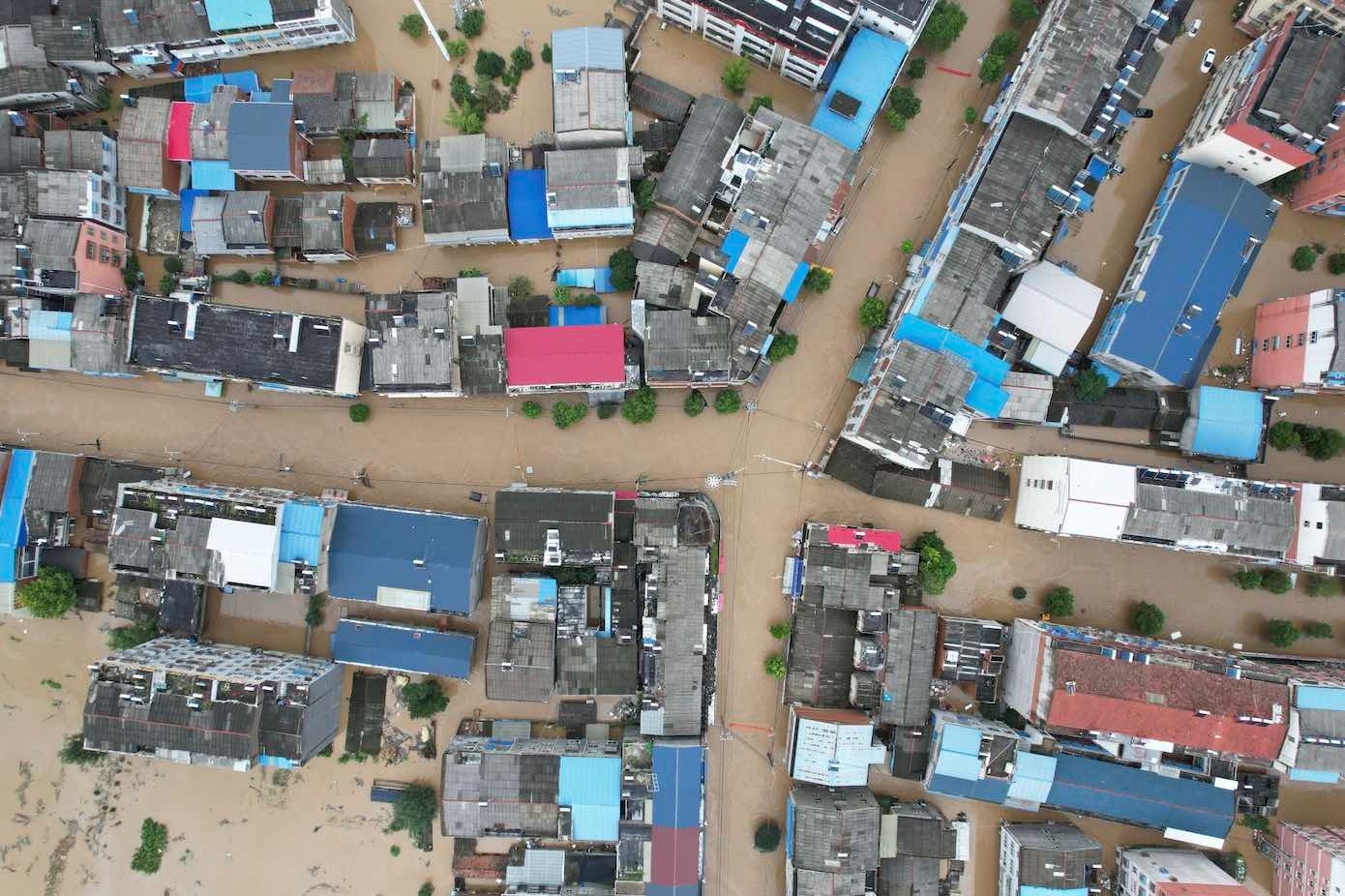 湖北隨縣柳林鎮遭遇極端暴雨 已致21人遇難4人失踪