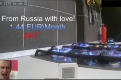 俄男24小時直播「開火」 炫耀天然氣月交1.44歐元