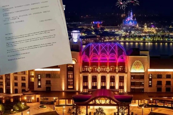 迪士尼酒店突封控不得離開 上海遊客竟然無投訴？