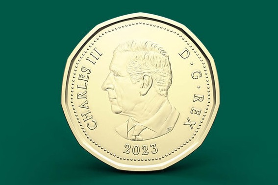 加拿大推出查理斯肖像硬幣
 12月初起將在市面上流通