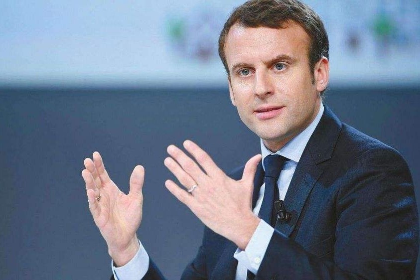 法國總統馬克龍
 支持率大跌