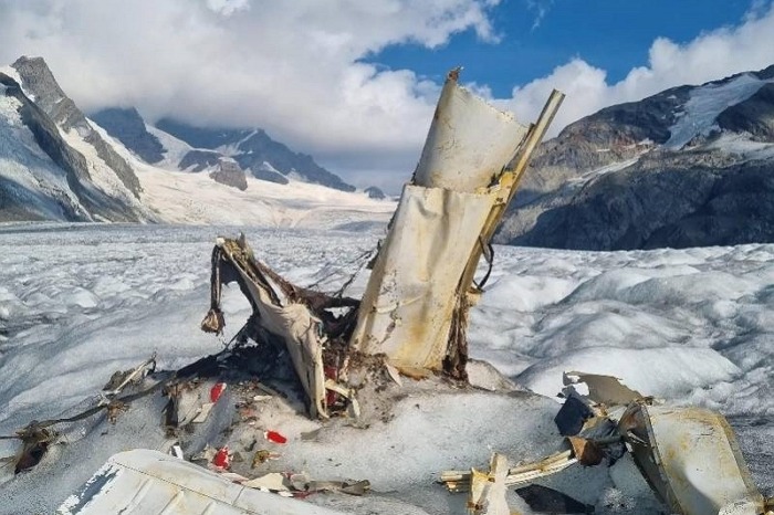 增溫高兩倍 瑞士冰川急消融 驚現數十年失蹤者遺體