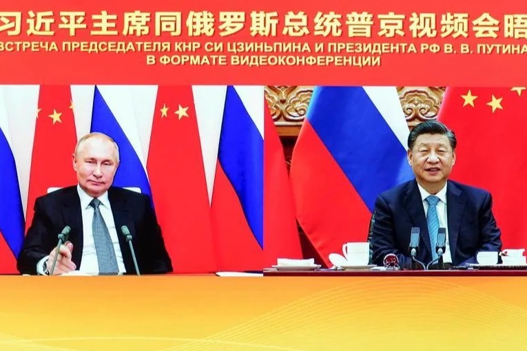 中俄元首通話加強合作
 美警告：別站在歷史錯誤一方