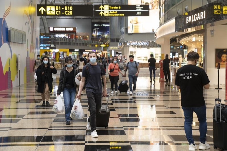 新加坡鬆綁邊境管制
 疫情以來機場旅客首破百萬